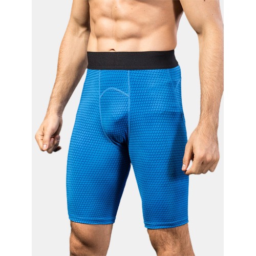 3D Skinny Fitness Breathable Running Sport Short Quick-Drying Stretch Pants